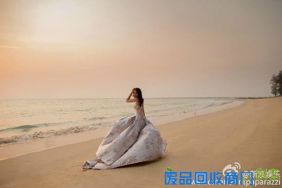 秦昊伊能静唯美浪漫婚纱照