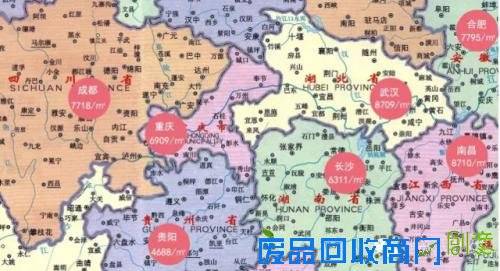 令人悲伤的中国房价地图