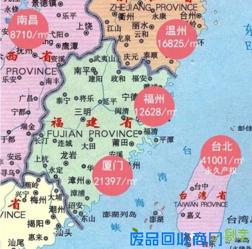 令人悲伤的中国房价地图