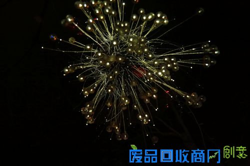 青岛酒店管理职院创意灯展迎接2016新年元旦