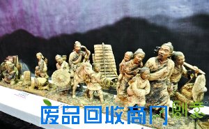 手捏泥塑《客家迁徙》澳门展风情