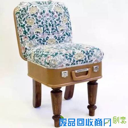 旧行李箱变身精致家具 旧物来打造复古小家