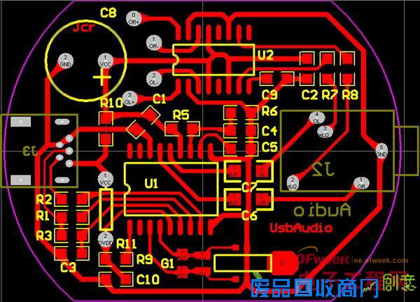 DIY：10元打造浑厚重低音音箱 电路图配件齐全（图）