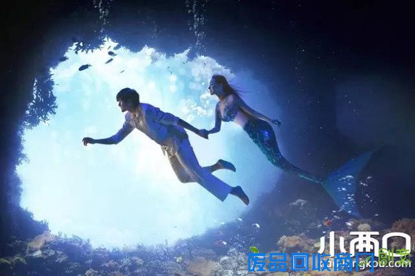 比周星驰《美人鱼》还梦幻的“人鱼婚纱照”