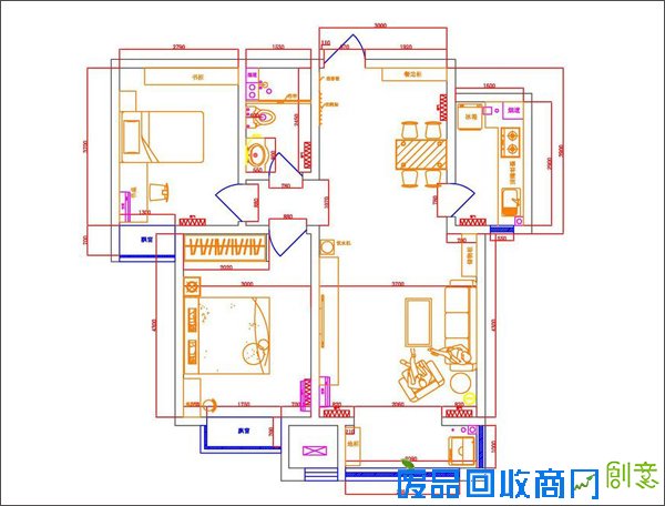 看案例选产品：90平米两居婚房的装修选材全攻略