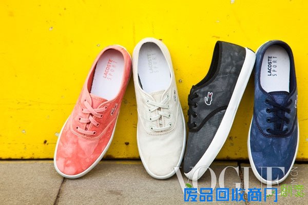 LACOSTE FOOTWEAR 扎染印花帆布鞋！