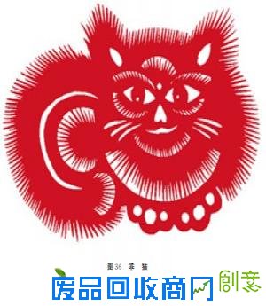 剪纸教程猴和猫的剪法图片