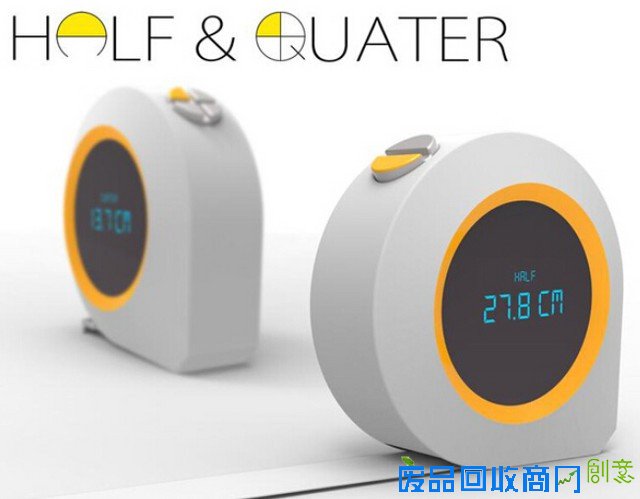 设计师利器 创意的Half & Quarter卷尺 