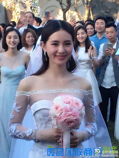 刘诗诗穿300万婚纱宛若仙子 女星婚纱照谁最美