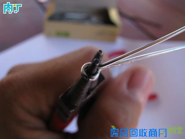 用金属别针手工制作波西米亚风格蝴蝶手链饰品╭★肉丁网