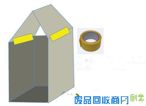 怎么用一个废旧纸箱快速搭建狗窝教程 第4张图片