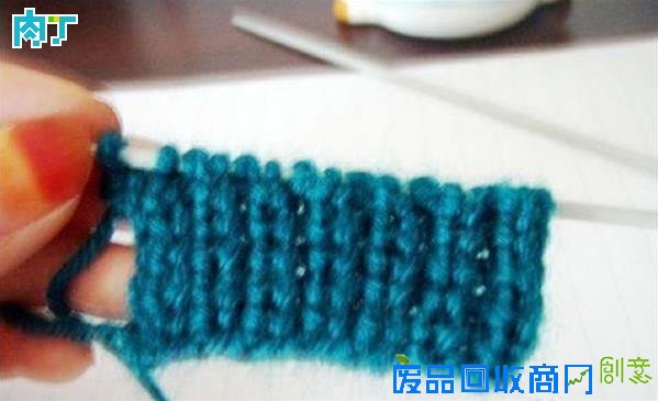 毛衣编织基本针法 元宝针的织法元宝针编织步骤图解