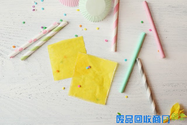 用吸管DIY蛋糕蜡烛手工教程