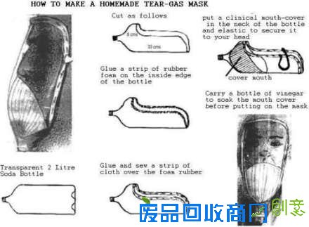 教你用可乐瓶手工制作防毒面具DIY教程 第2张图片