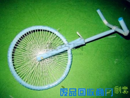 吸管手工制作自行车图解教程