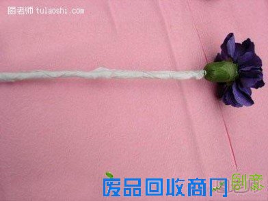 [纸花康乃馨制作]康乃馨的手工DIY教程 皱纹纸纸花制作