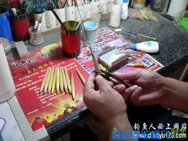 吸尽天云芦苇浮漂手工制作全过程