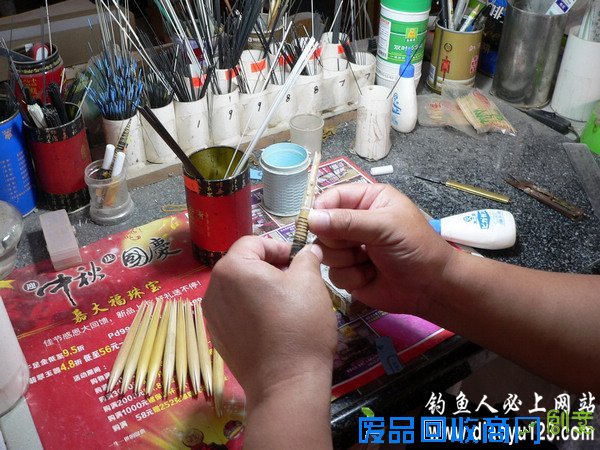 吸尽天云芦苇浮漂手工制作全过程