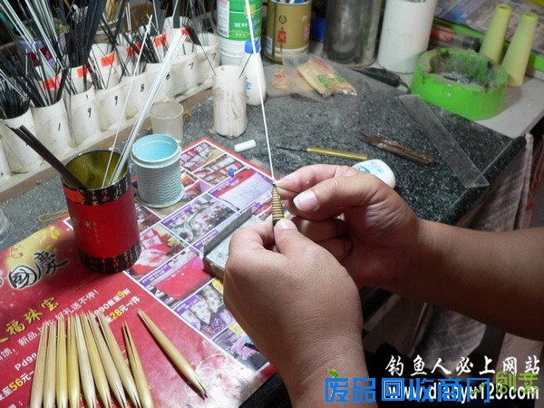 吸尽天云芦苇浮漂手工制作全过程