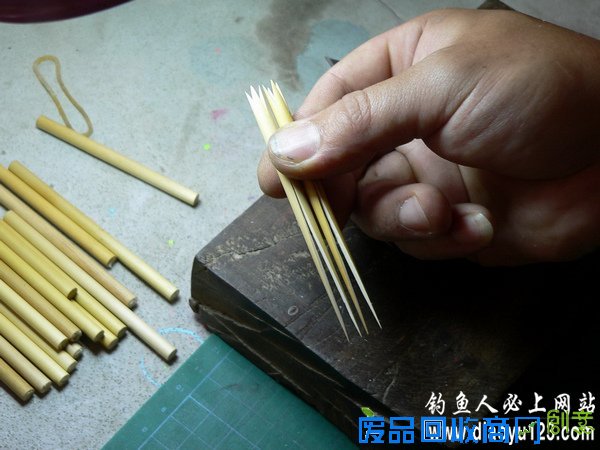 吸尽天云芦苇浮漂手工制作全过程