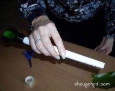 雪碧瓶子废物利用手工制作漂亮的立体圣诞树