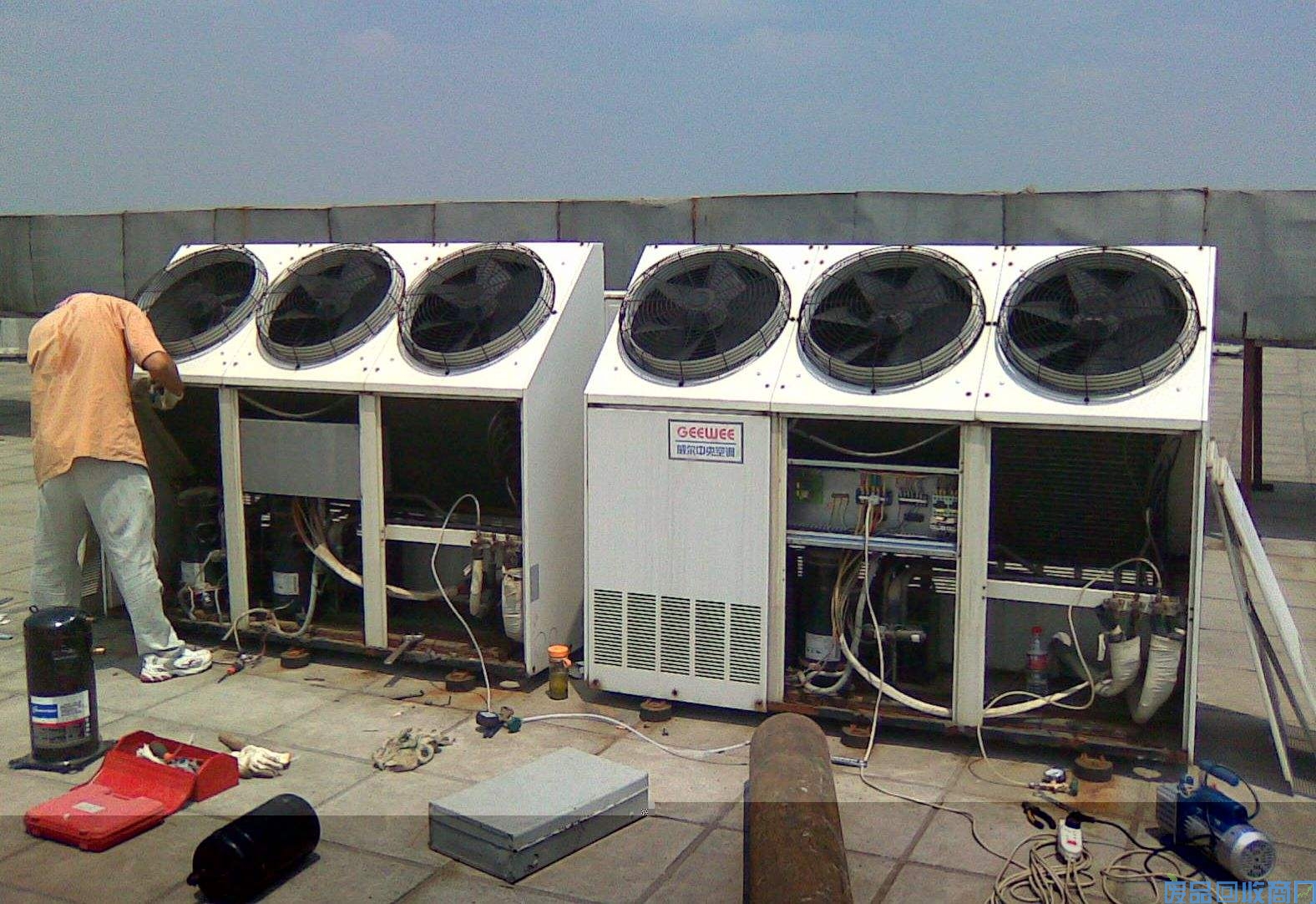 鞍山市机场中央空调收购-废旧中央空调回收-中央空调多少钱回收